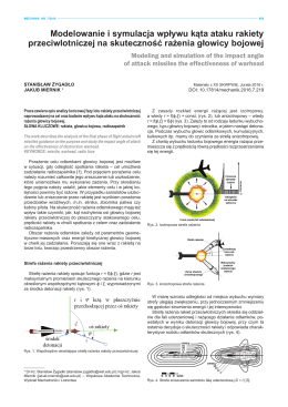 Modeling and simulation of the impact angle of attack missiles the