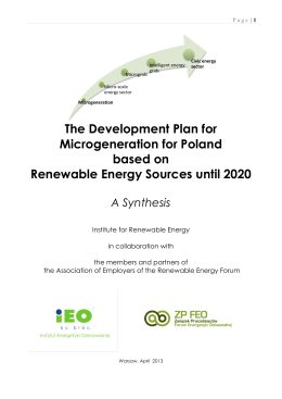 Raporty - Instytut Energetyki Odnawialnej
