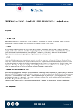 801 011 864 CHORWACJA