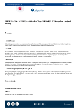 801 011 864 CHORWACJA