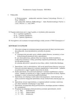 Historia - Gimnazjum nr 1