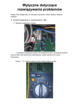 Wytyczne dotyczące rozwiązywania problemów