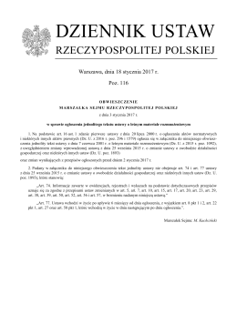 DZIENNIK USTAW