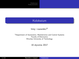 Kolokwium