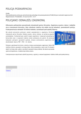 Generuj PDF - Policja Podkarpacka