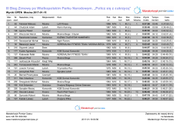 Klasyfikacja OPEN