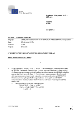 5325/17 COR 1 pas/zm 1 GIP 1B SPROSTOWANIE NR 1 DO