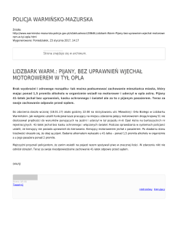 Generuj PDF - Policja Warmińsko