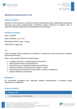 Pobierz opis szkolenia w wersji PDF