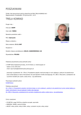 poszukiwani trela konrad