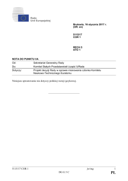 5115/17 COR 1 jw/mg 1 DG G 3 C Niniejsze sprostowanie nie