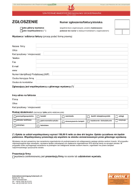 zgłoszenie - Unternehmervereinigung Uckermark eV