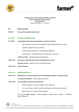 Agenda PDF konferencji w Biedrusku, 19 stycznia 2017 r.