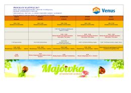 program majówki 2017