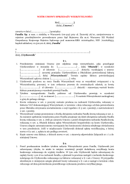 dalej &bdquo;​Umowa​&rdquo;