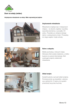 Dom na wieży (wideo)