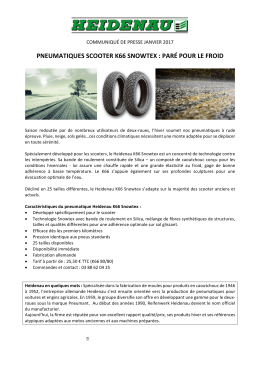 pneumatiques scooter k66 snowtex : par&eacute; pour le froid - Moto-Net