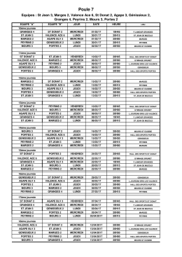 Poule 7 - Mours Volley