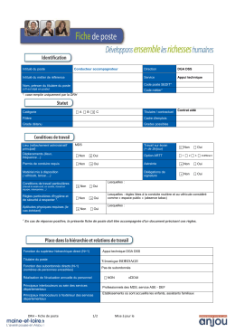 Emploi d`avenir - conducteur accompagnateur Maison