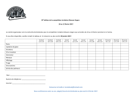 Formulaire de b&eacute;n&eacute;volat - CPA de Masson