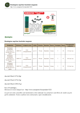 Remington suprême buckshot magnum sku.rmt130cal.12/76,10gr