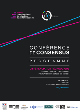 Découvrir le programme de la conférence