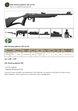 Rifle Mossberg plinkster 802 cal 22lr sku. cr200