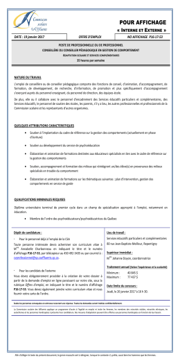 pour affichage - Réseau Info Éducation AMEQ en ligne