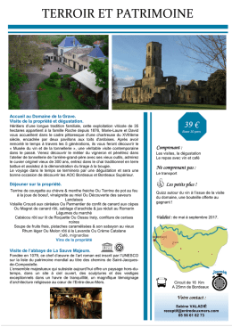 Terroir et Patrimoine 2017