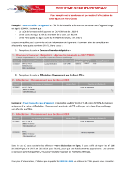 mode d`emploi taxe d`apprentissage