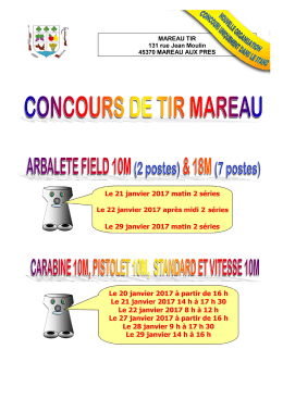 AVIS DE CONCOURS MAREAU AMICAL V3
