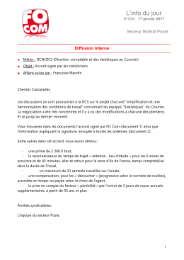 negociations irp - Focom