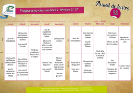 Accueil de loisirs - Ville des Ponts de C&eacute;