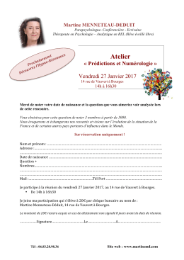 Atelier - Martine Menneteau