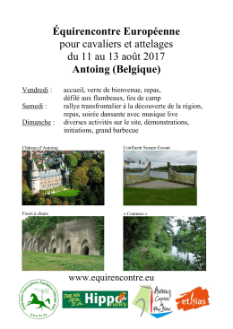 Dossier Equirencontre/TREK 2010