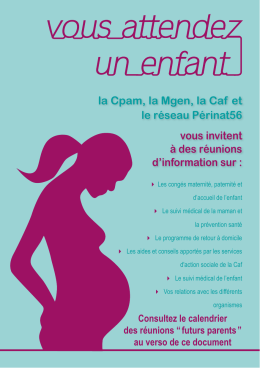 Vous attendez un enfant - Le site des parents du Morbihan