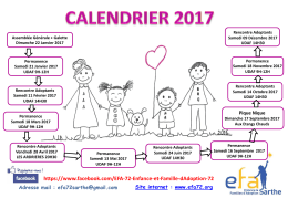 le calendrier