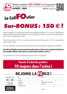 Mise en page 1 - FO Communication