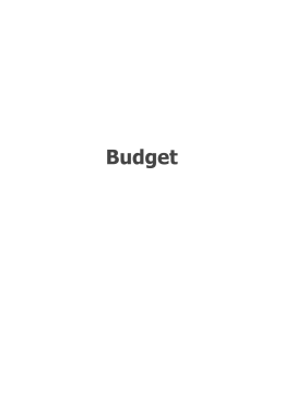 Commission du Budget