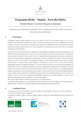 Master en droit mention droit français et suisse