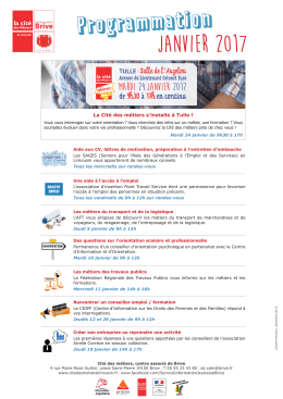 Mardi 24 janvier 2017