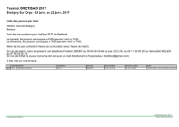 Tournoi BRETIBAD 2017