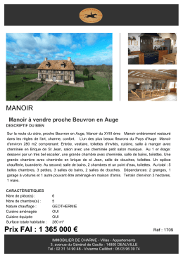 Imprimer la fiche - Agence du Saratoga