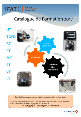 Télécharger le catalogue 2017 ( PDF )
