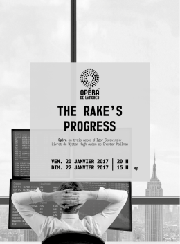 the rake`s progress - Opéra