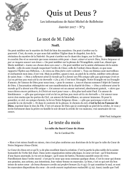 Feuille paroissiale de janvier 2017