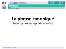 Phrase et prédication