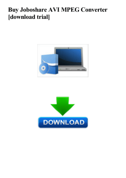 Buy Joboshare AVI MPEG Converter [download trial]