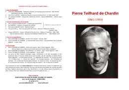 format pdf - Association des Amis de Pierre Teilhard de Chardin