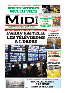 l`arav rappelle les télévisions à l`ordre